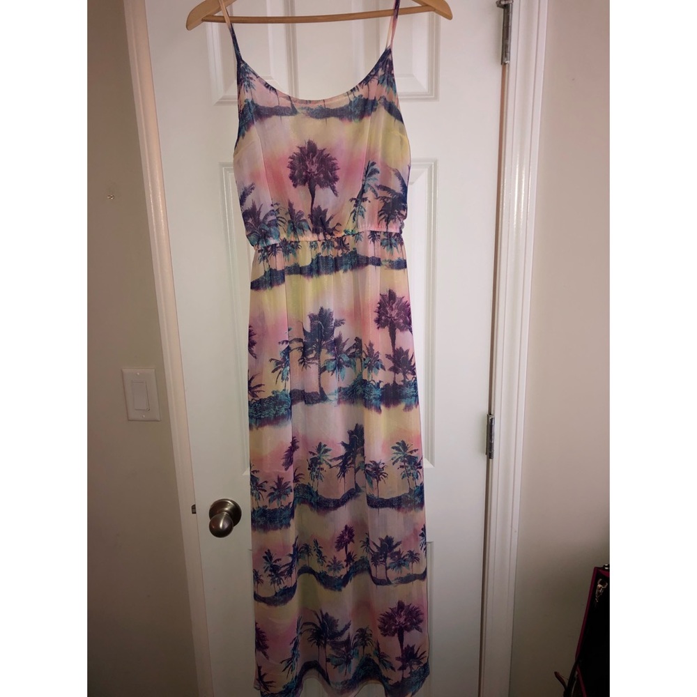 Tropical maxi dress